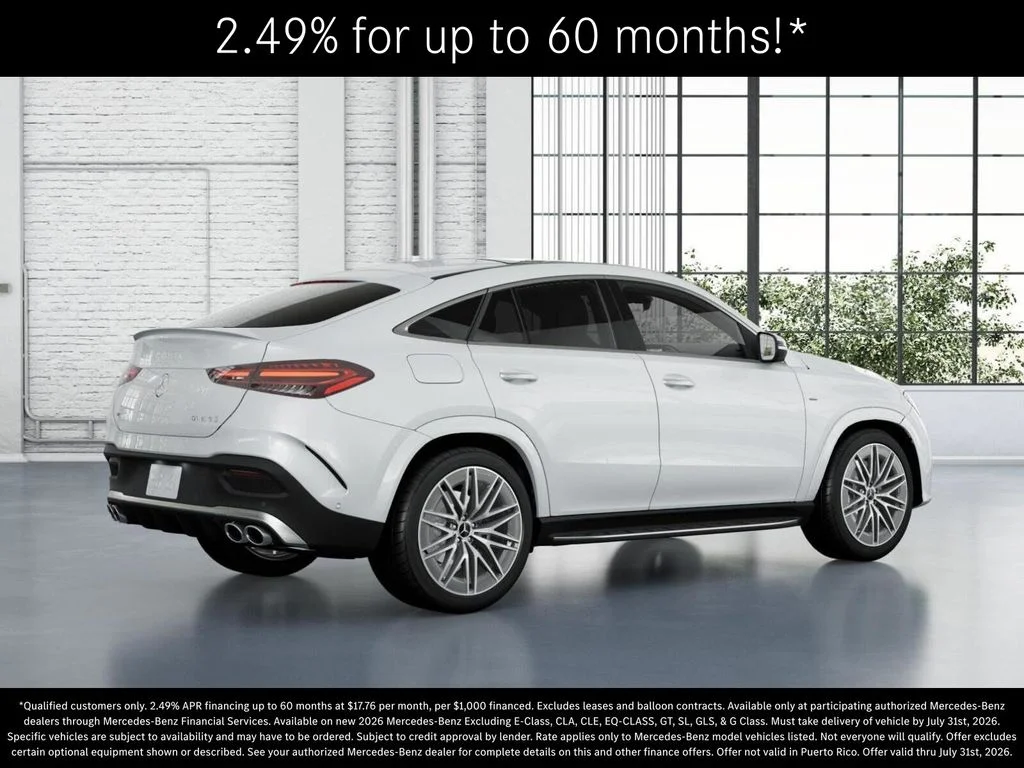 New 2026 MANUFAKTUR Moonlight White Metallic Mercedes-Benz AMG® GLE 53 4MATIC+ Coupe image 20