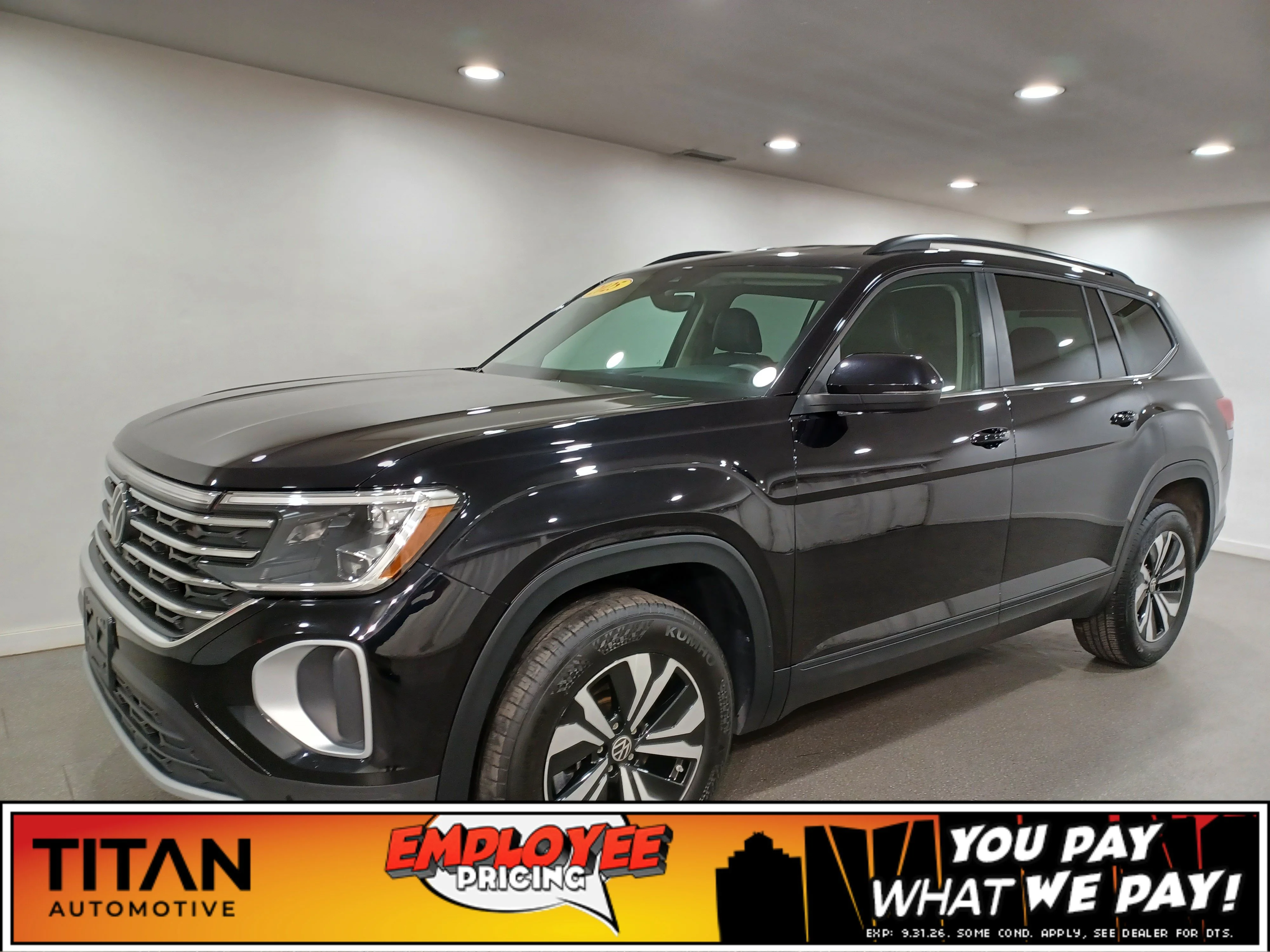 Certified Used 2025 Deep Black Pearl Volkswagen Comfortline 4Motion*AWD | Adaptive Cruise | Remote Start | Cooled Leather | Pano Roof | Htd Wheel image 1