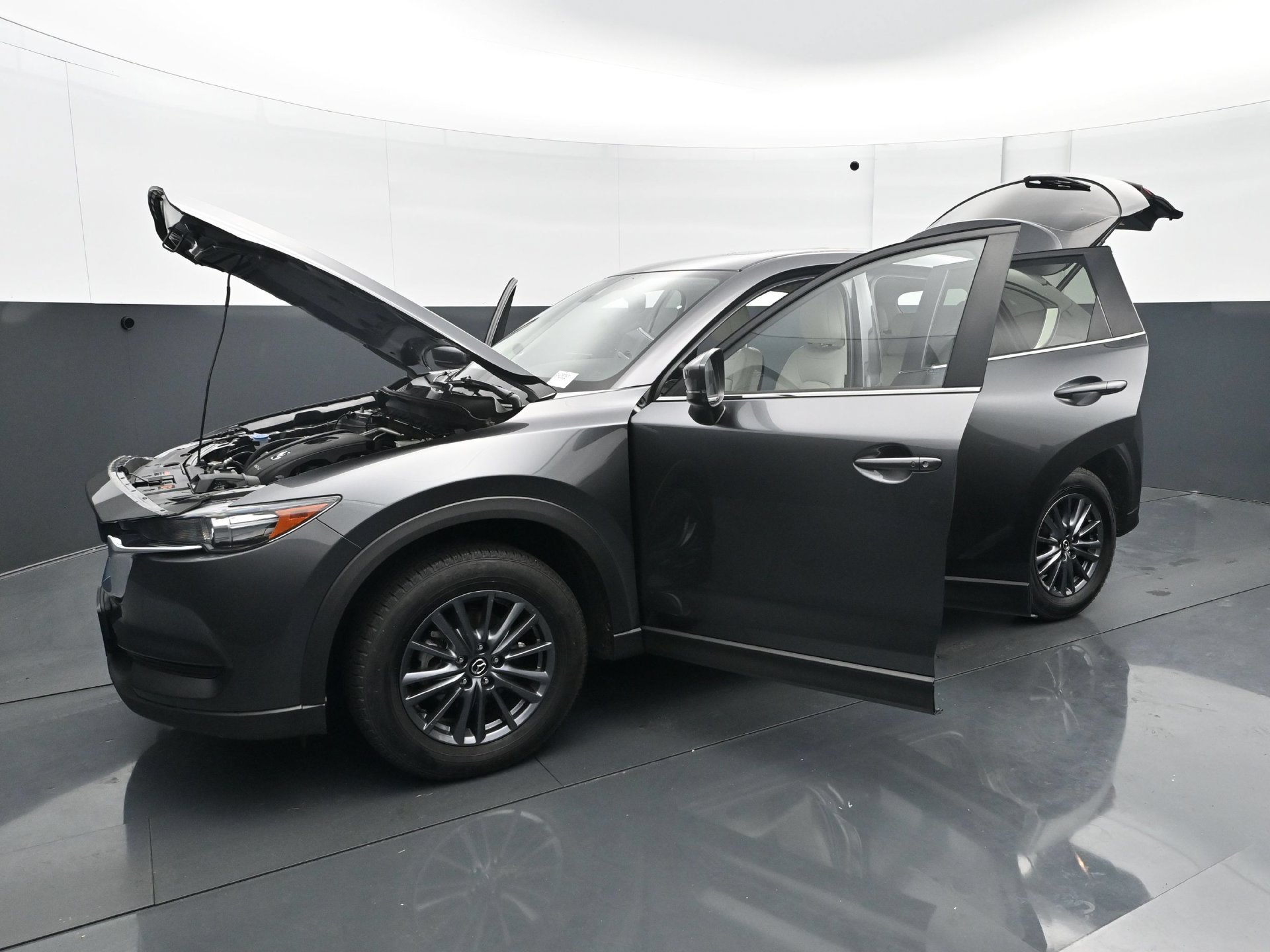 Used 2021 Machine Gray Metallic Mazda Touring AWD image 31