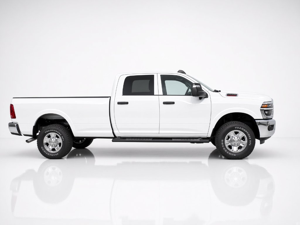 New 2026 Bright White Clear-Coat Exterior Paint RAM Tradesman image 4