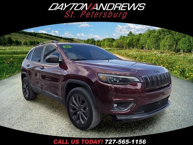 Certified Used 2021 Red Jeep Latitude Lux image 1