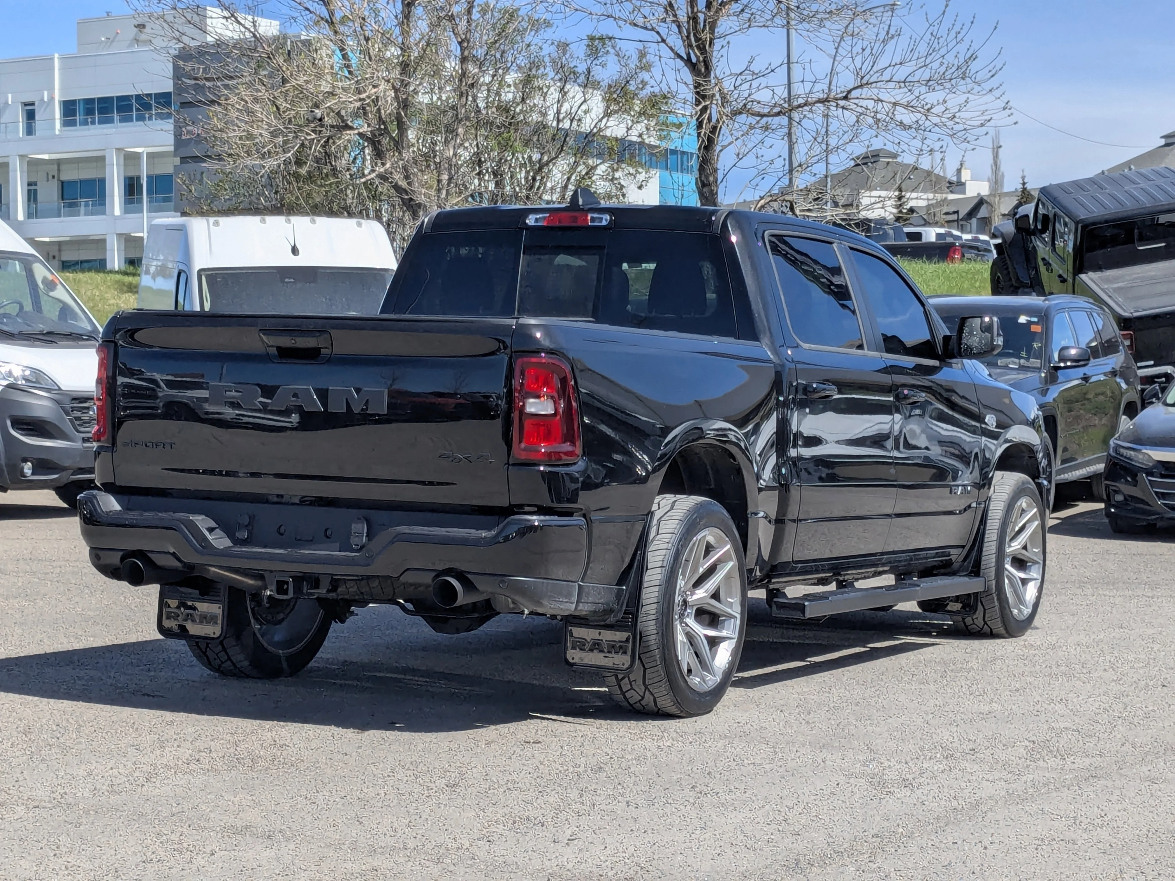 New 2026 Black RAM Sport - HEMI V8 - Level 1 Equip - Sunroof - Cold Air Intake - Cat Back Exhaust - 22 Fuel Wheels image 8