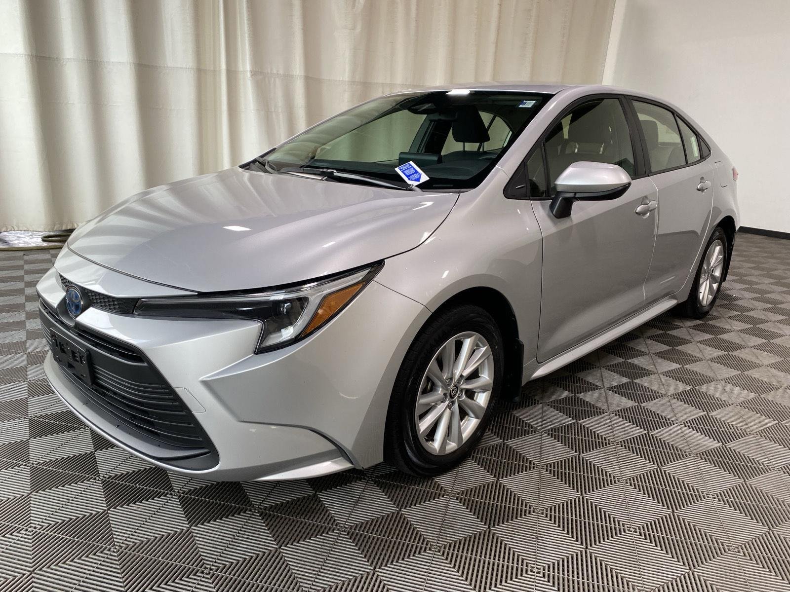 Used 2024 Classic Silver Metallic Toyota Hybrid LE image 3
