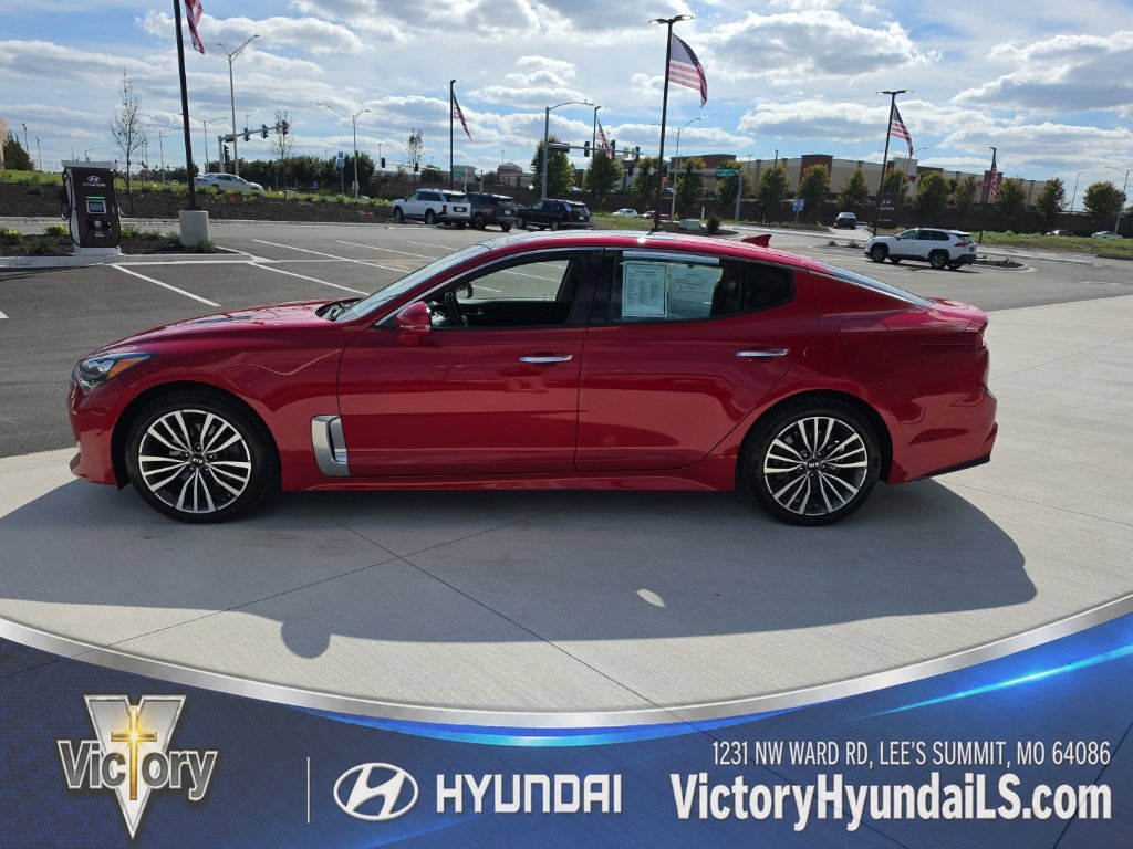 Used 2019 Kia Stinger Premium with VIN KNAE25LA1K6054714 for sale in Kansas City