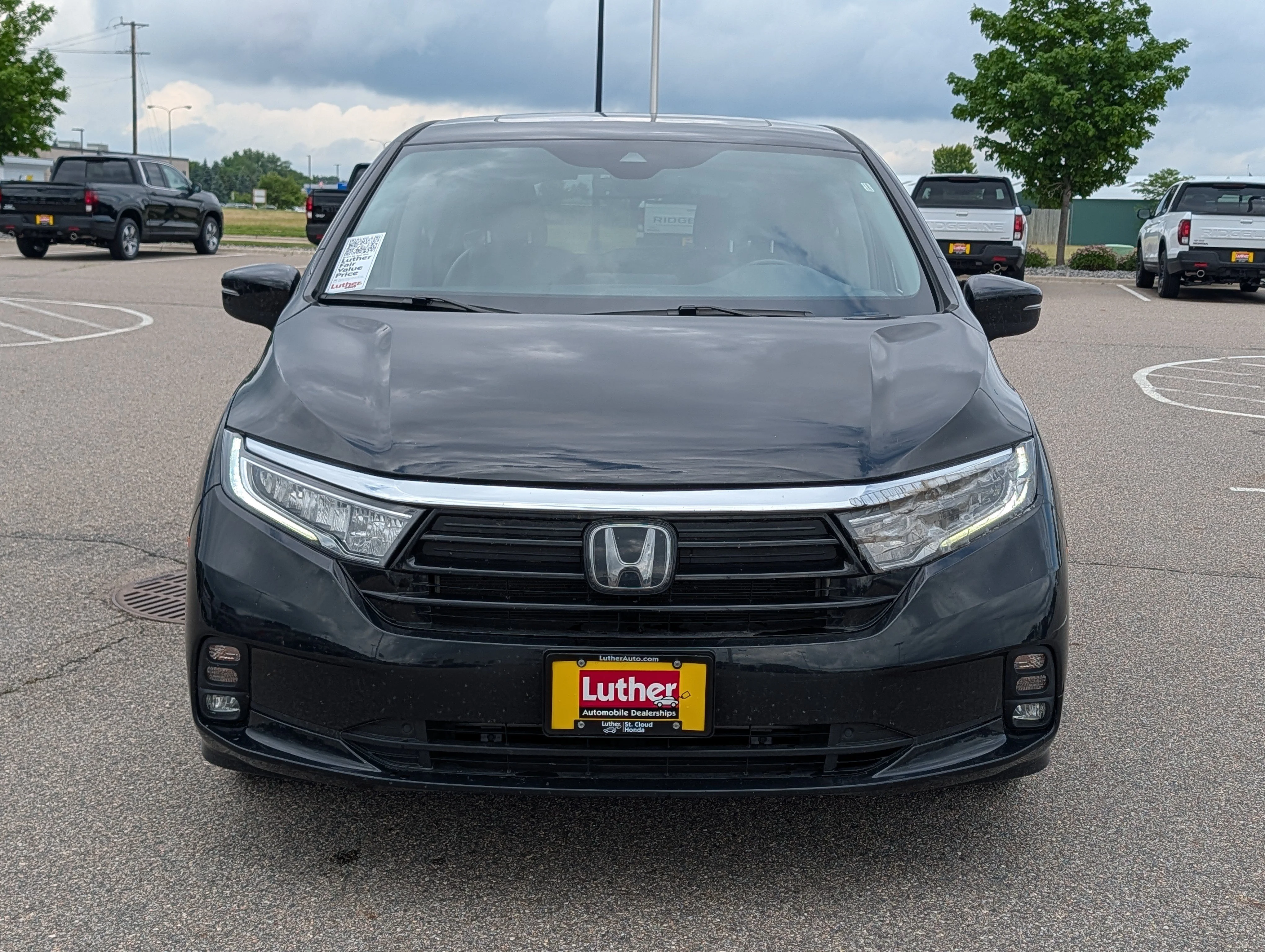 Used 2022 Honda Odyssey EX-L with VIN 5FNRL6H73NB050130 for sale in Waite Park, Minnesota
