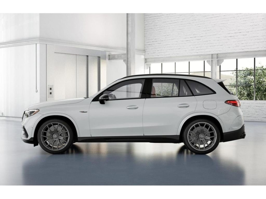 New 2025 MANUFAKTUR Moonlight White Metallic Mercedes-AMG AMG® GLC 63 S E Performance 4MATIC SUV image 76