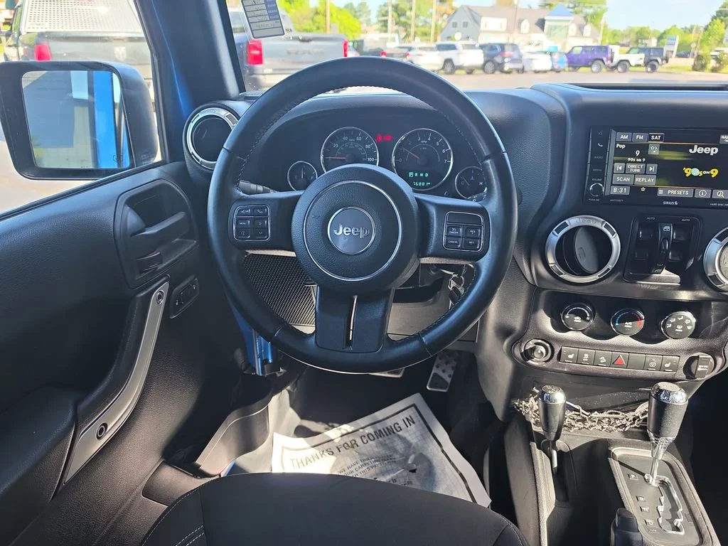 Used 2016 Blue Jeep Unlimited Rubicon image 14