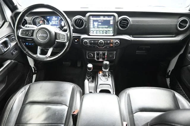 Used 2021 White Jeep Unlimited Sahara 4xe image 9