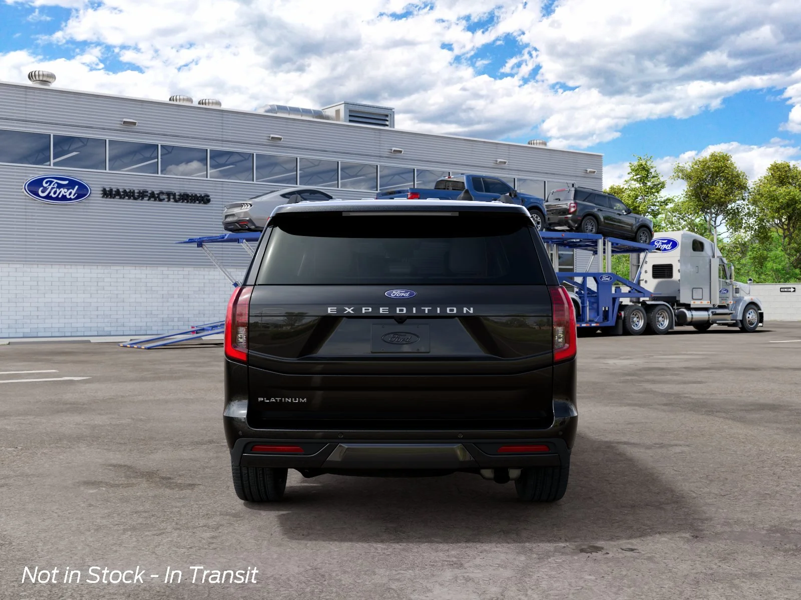 New 2027 Agate Black Metallic Ford Platinum image 7