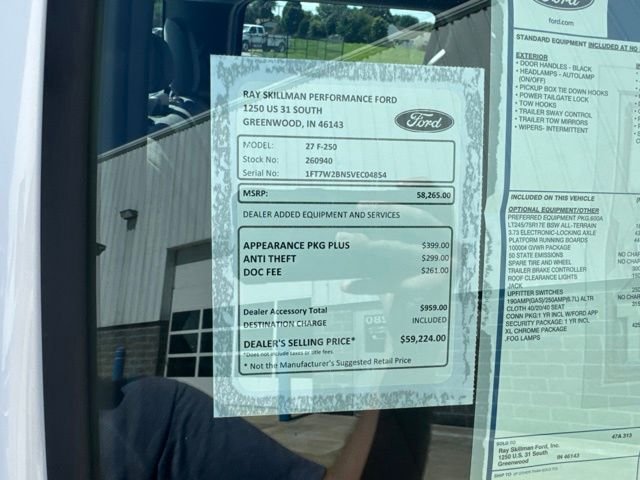 New 2027 White Ford XL image 2
