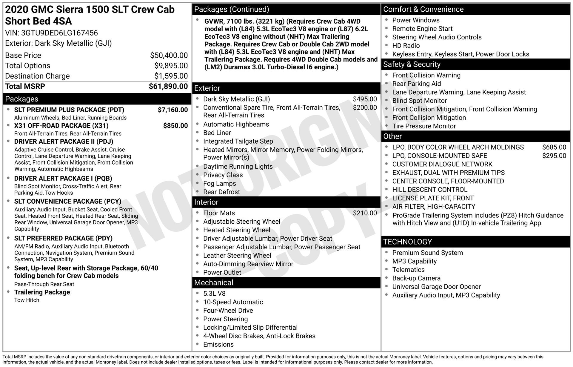 2020 GMC SIERRA - Image 2