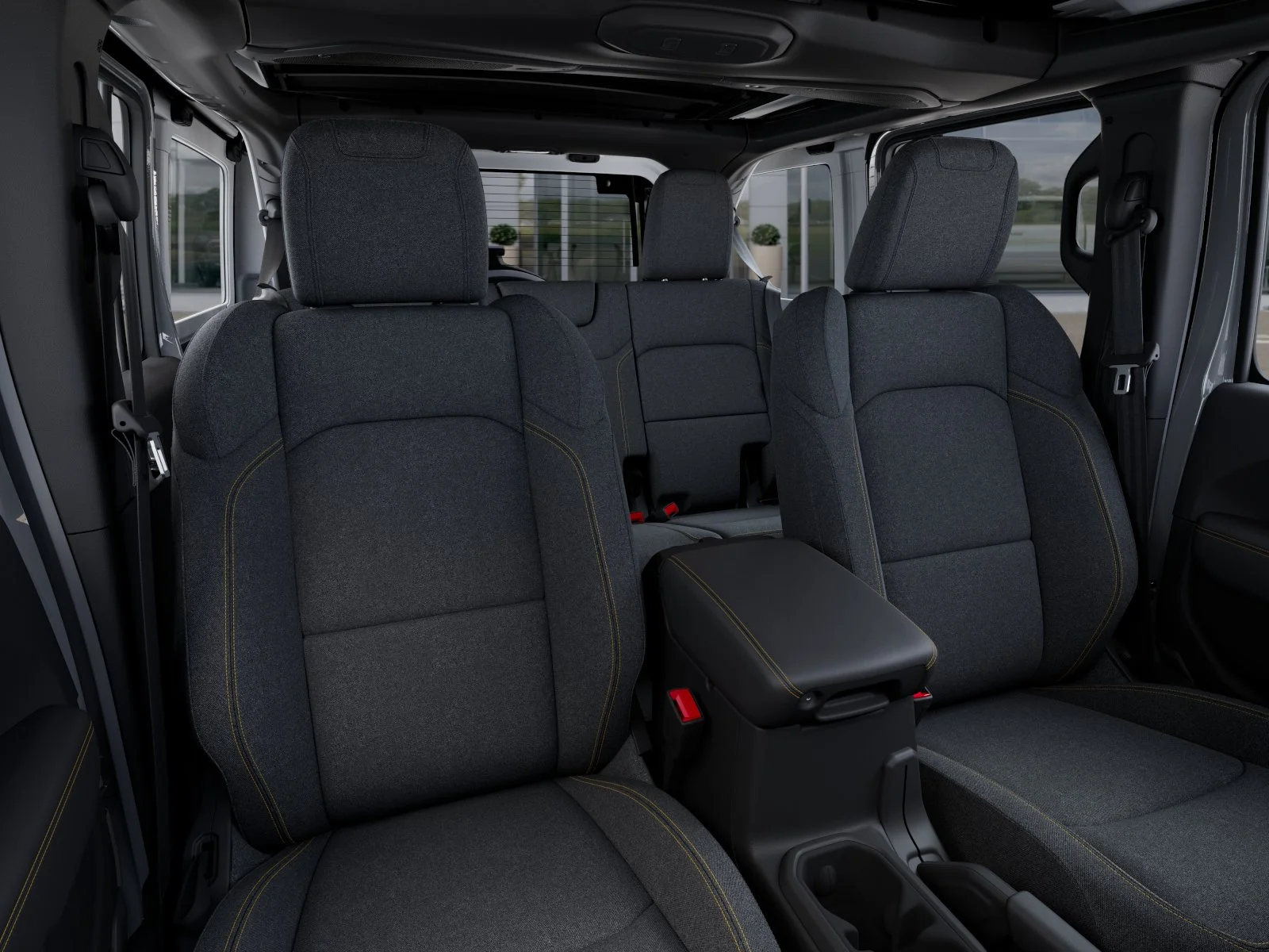 New 2025 Bright White Clear-Coat Exterior Paint Jeep Sahara image 24