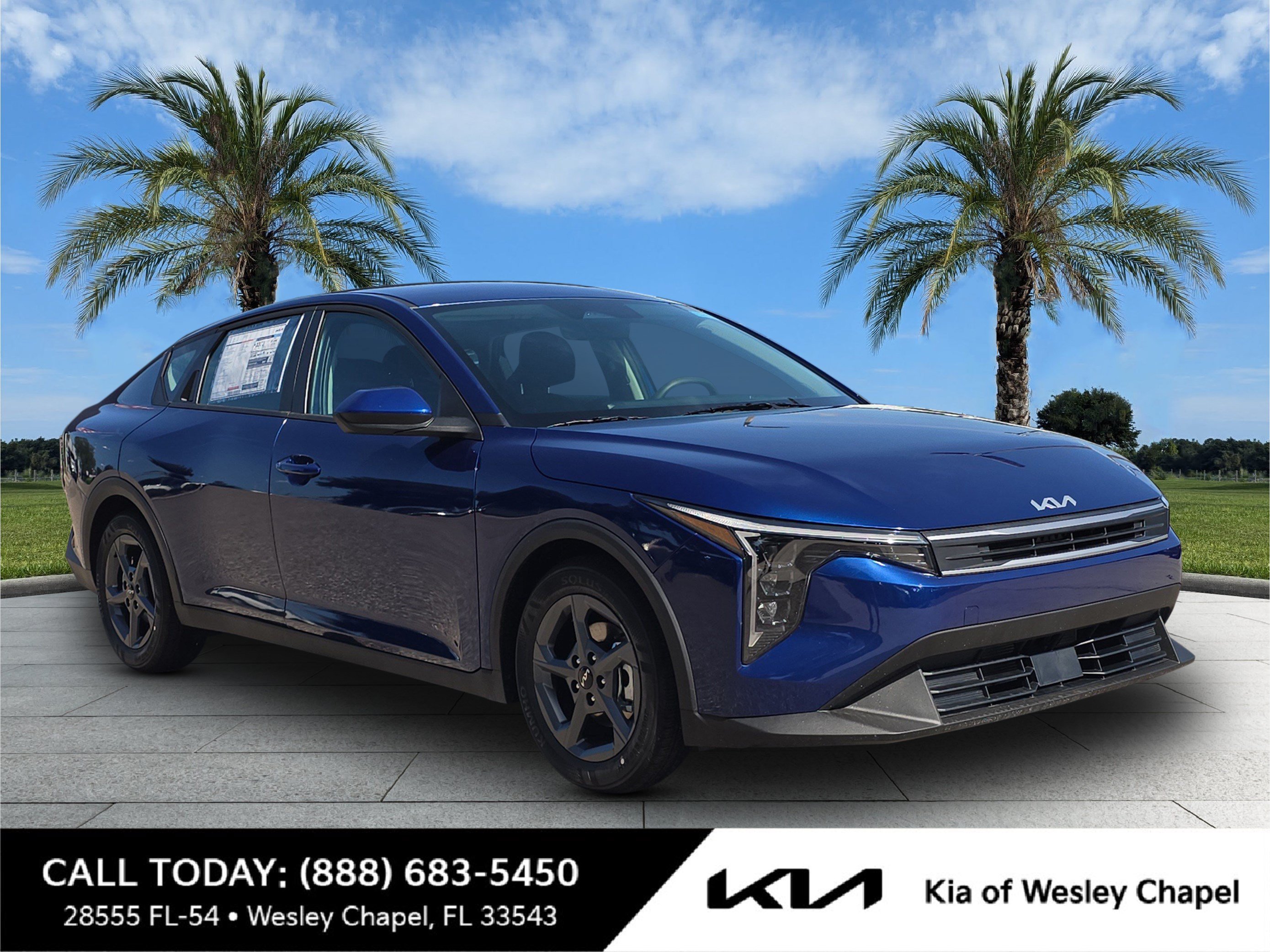 New 2026 Deep Sea Blue Kia LXS image 1