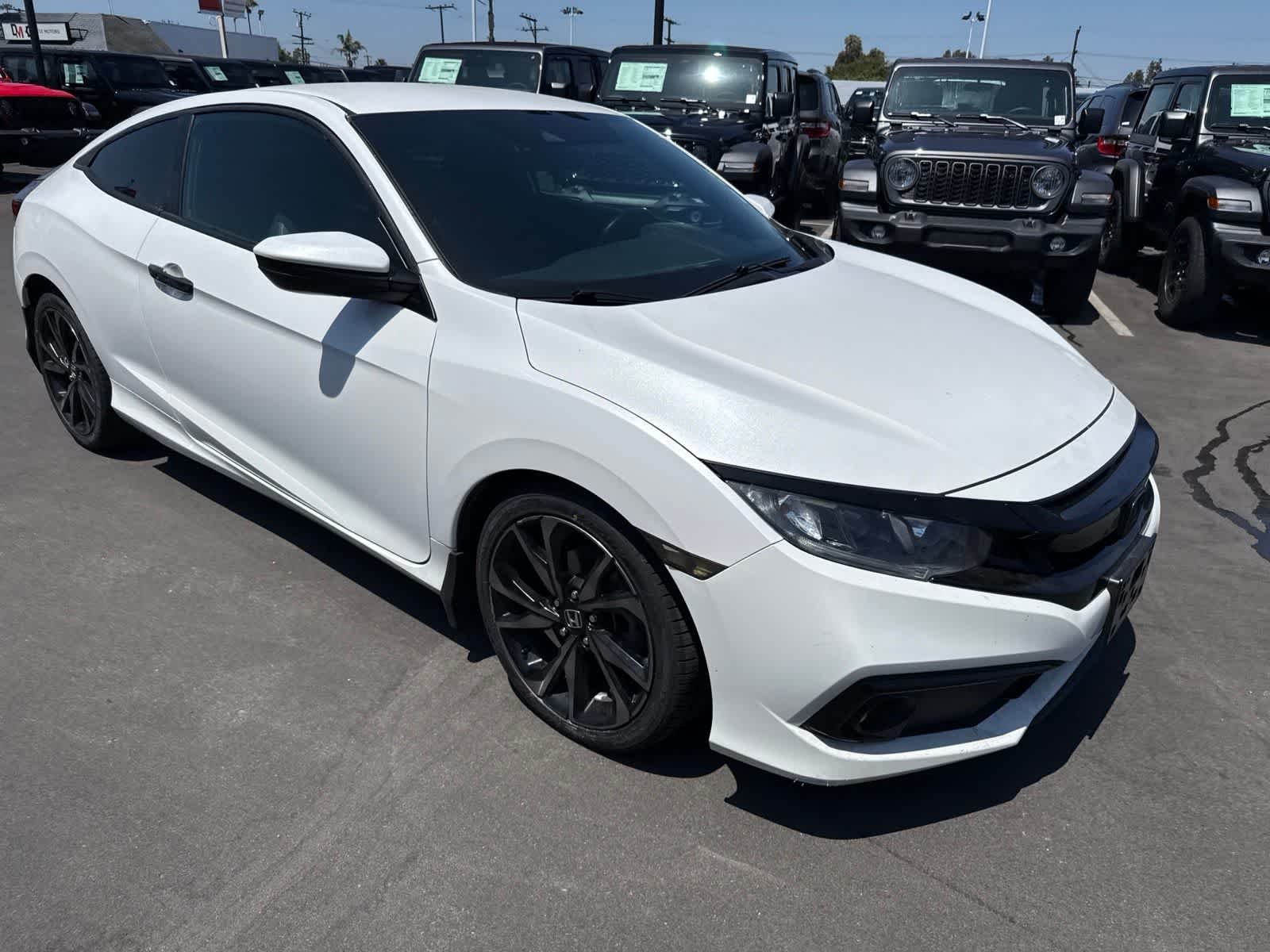 Used 2019 Platinum White Pearl Honda Sport image 8