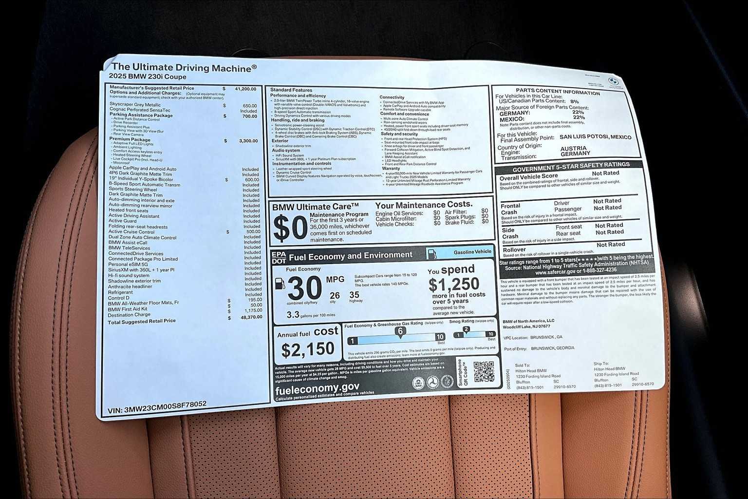 New 2025 Skyscraper Grey Metallic BMW 230i image 18