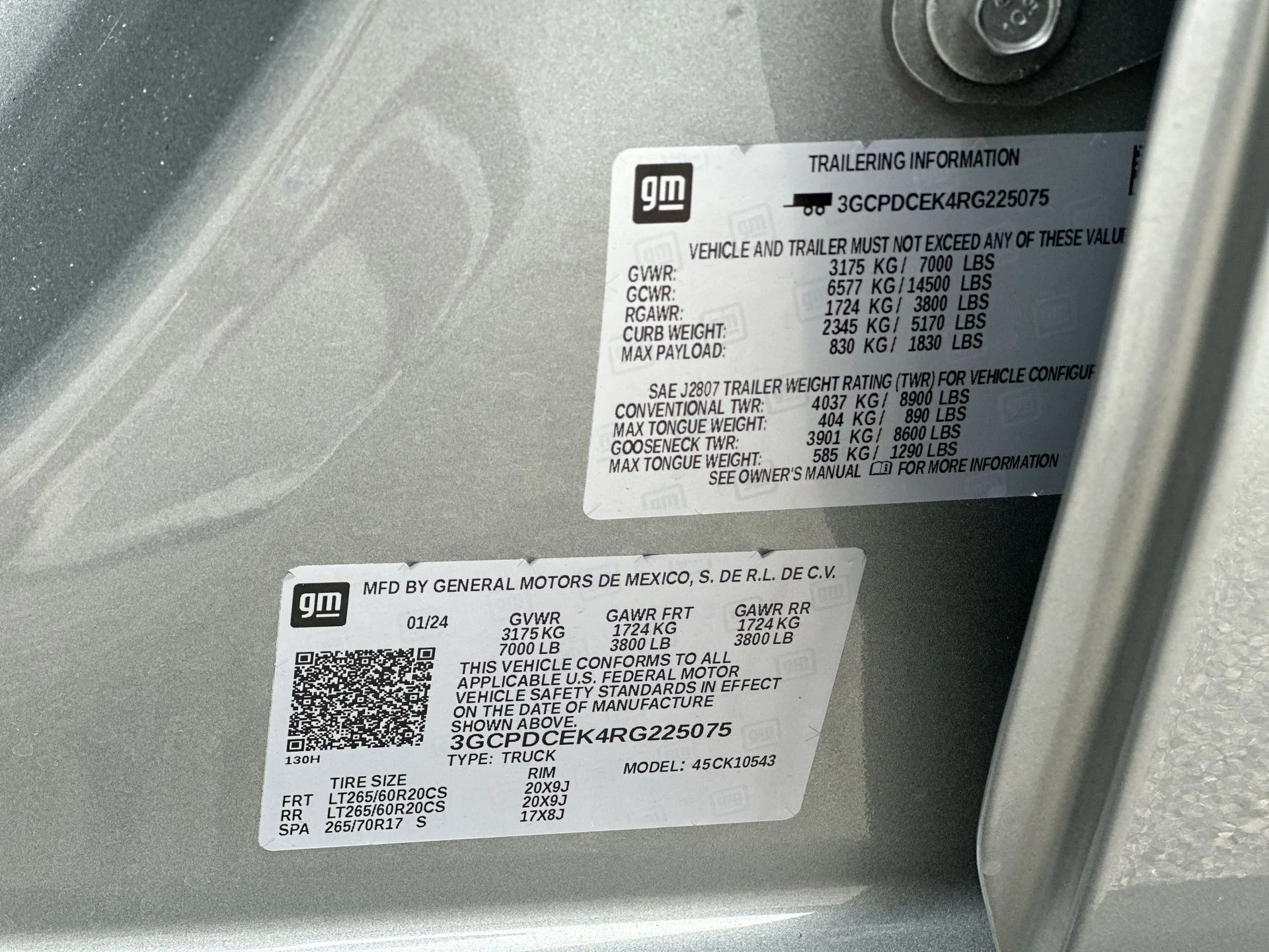 Certified Used 2024 Sterling Gray Metallic Chevrolet Custom Trail Boss image 33
