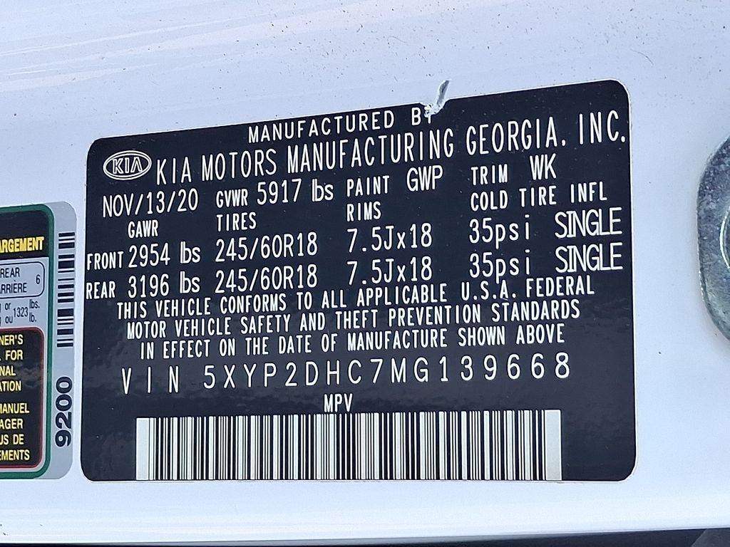 Certified Used 2021 White Kia LX image 26