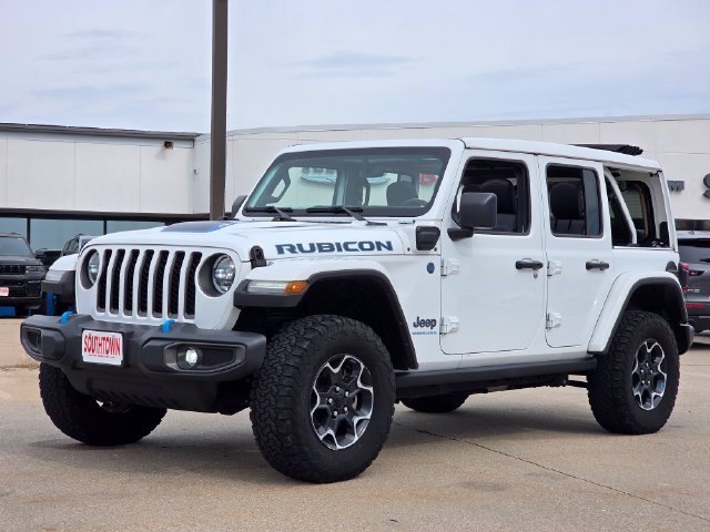Certified Used 2023 Bright White Clearcoat Jeep Rubicon image 3