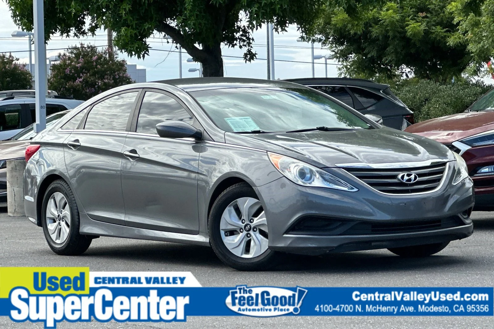Used 2014 Harbor Gray Metallic Hyundai GLS image 1