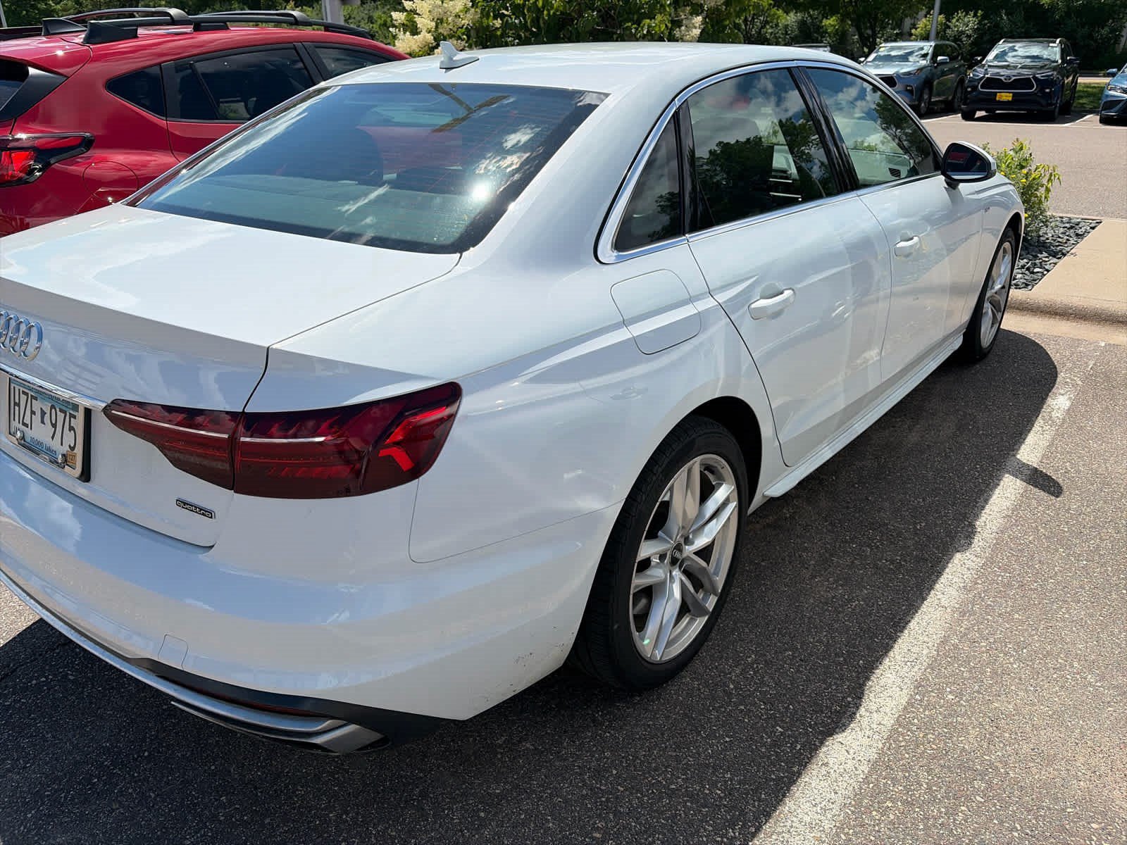 Used 2020 Glacier White Metallic Audi Premium image 6