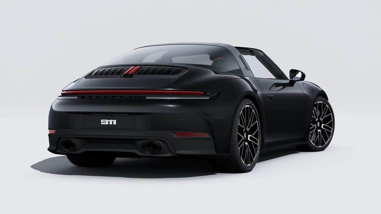 New 2026 Jet Black Metallic Porsche Targa 4S image 9