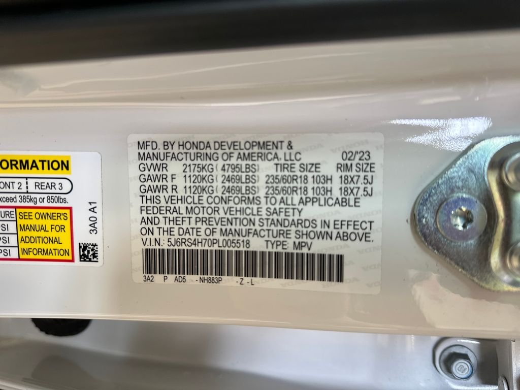Used 2023 Silver Honda EX-L image 18