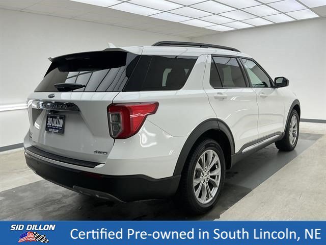 Used 2021 Star White Metallic Tri-Coat Ford XLT image 4