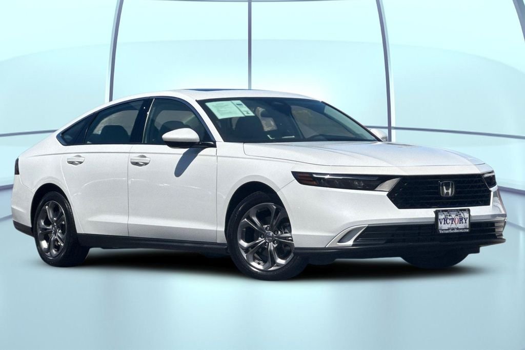 Certified Used 2024 Platinum White Pearl Honda EX image 2