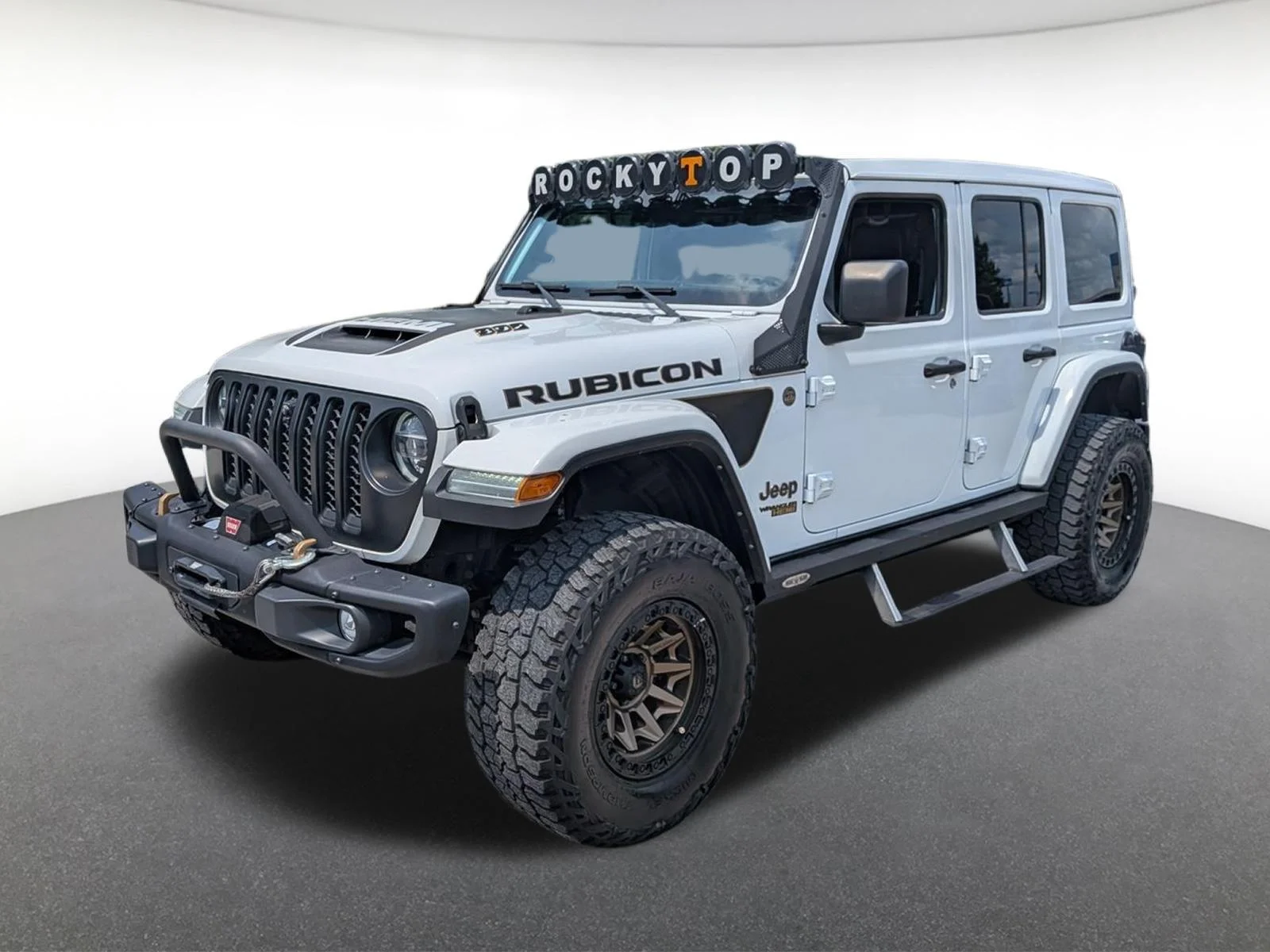 Used 2021 Bright White Clearcoat Jeep Unlimited Rubicon 392 image 1