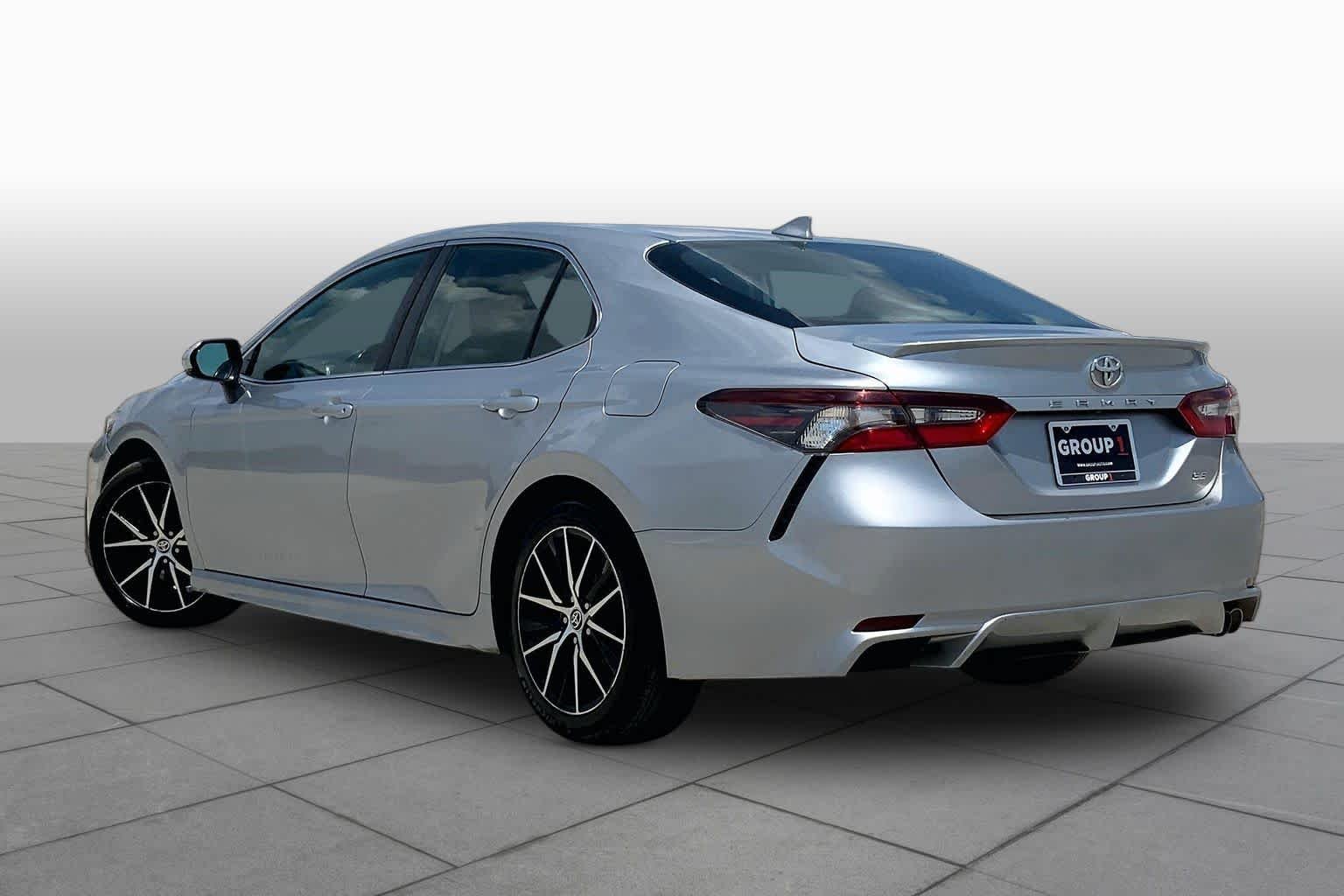Used 2021 Celestial Silver Metallic Toyota SE image 12