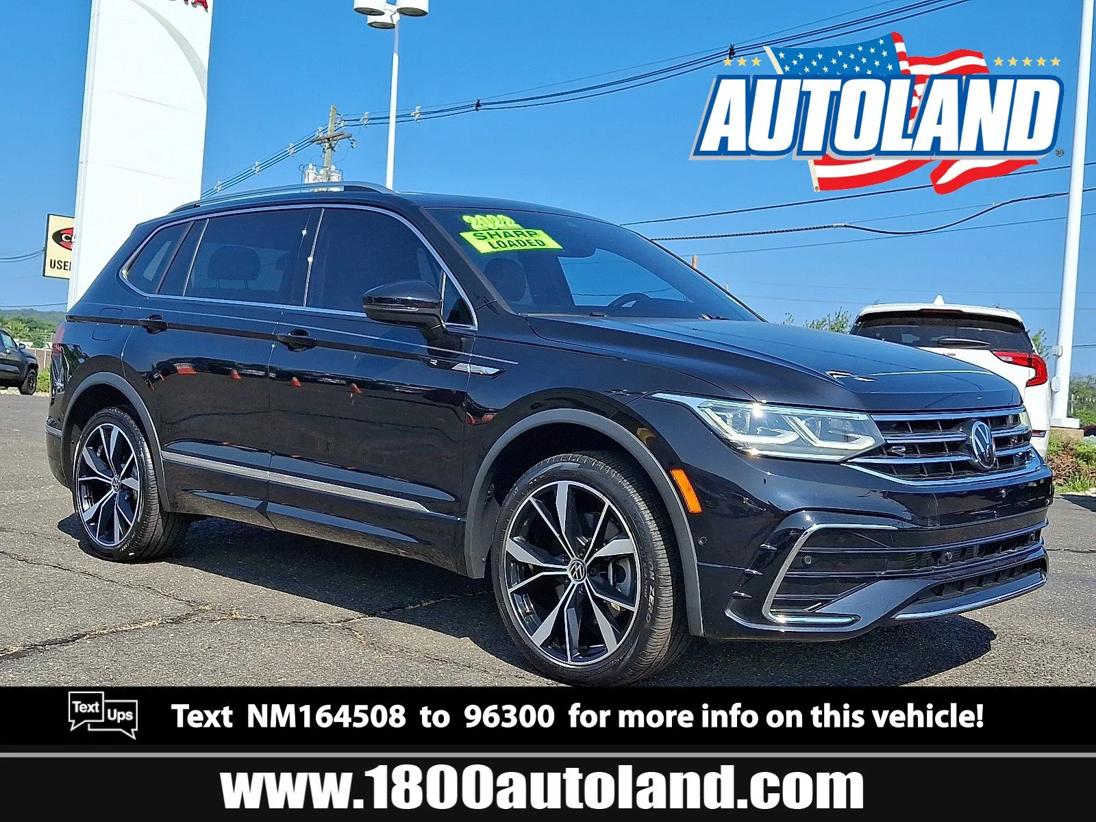 Used 2022 Deep Black Pearl - 2T2T Volkswagen SEL R-Line image 1