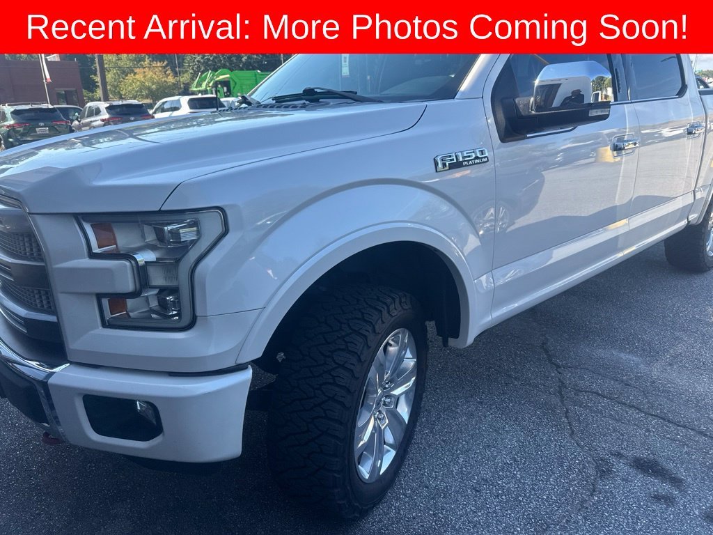 Used 2016 White Platinum Clearcoat Metallic Ford Platinum image 1