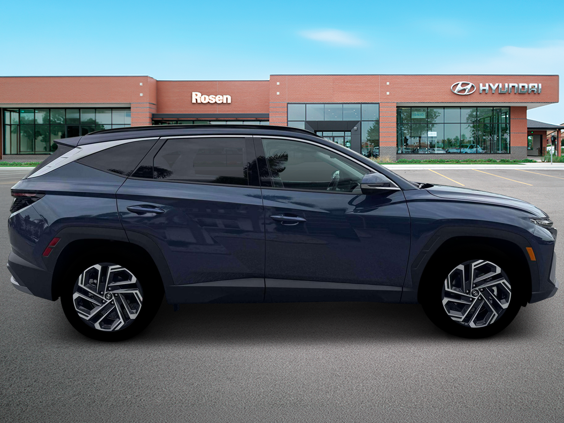 New 2026 Blue Hyundai Limited AWD image 9