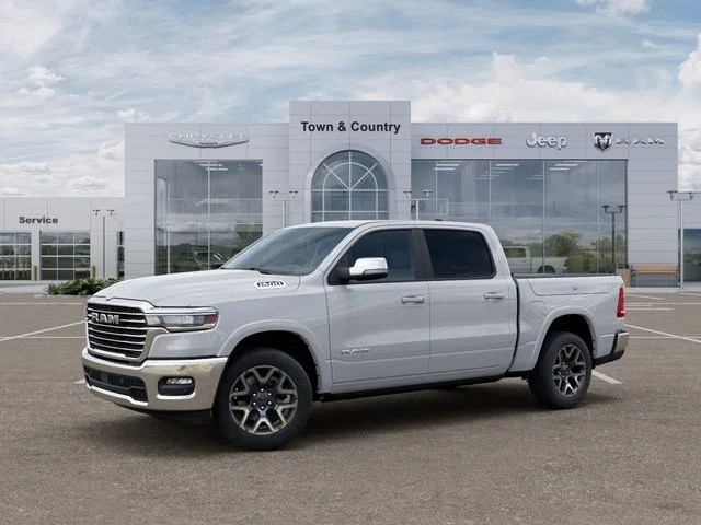New 2026 Bright White Clear-Coat Exterior Paint RAM Laramie image 2
