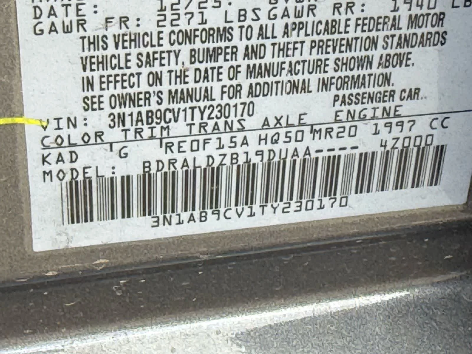 New 2026 Gun Metallic Nissan SV image 28