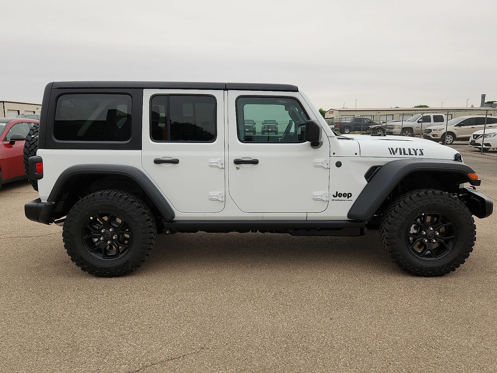 New 2026 Bright White Clear-Coat  Paint Jeep 4-DOOR WILLYS image 5