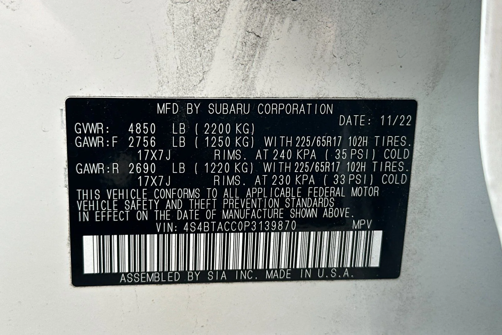 Certified Used 2023 White Subaru Premium image 37