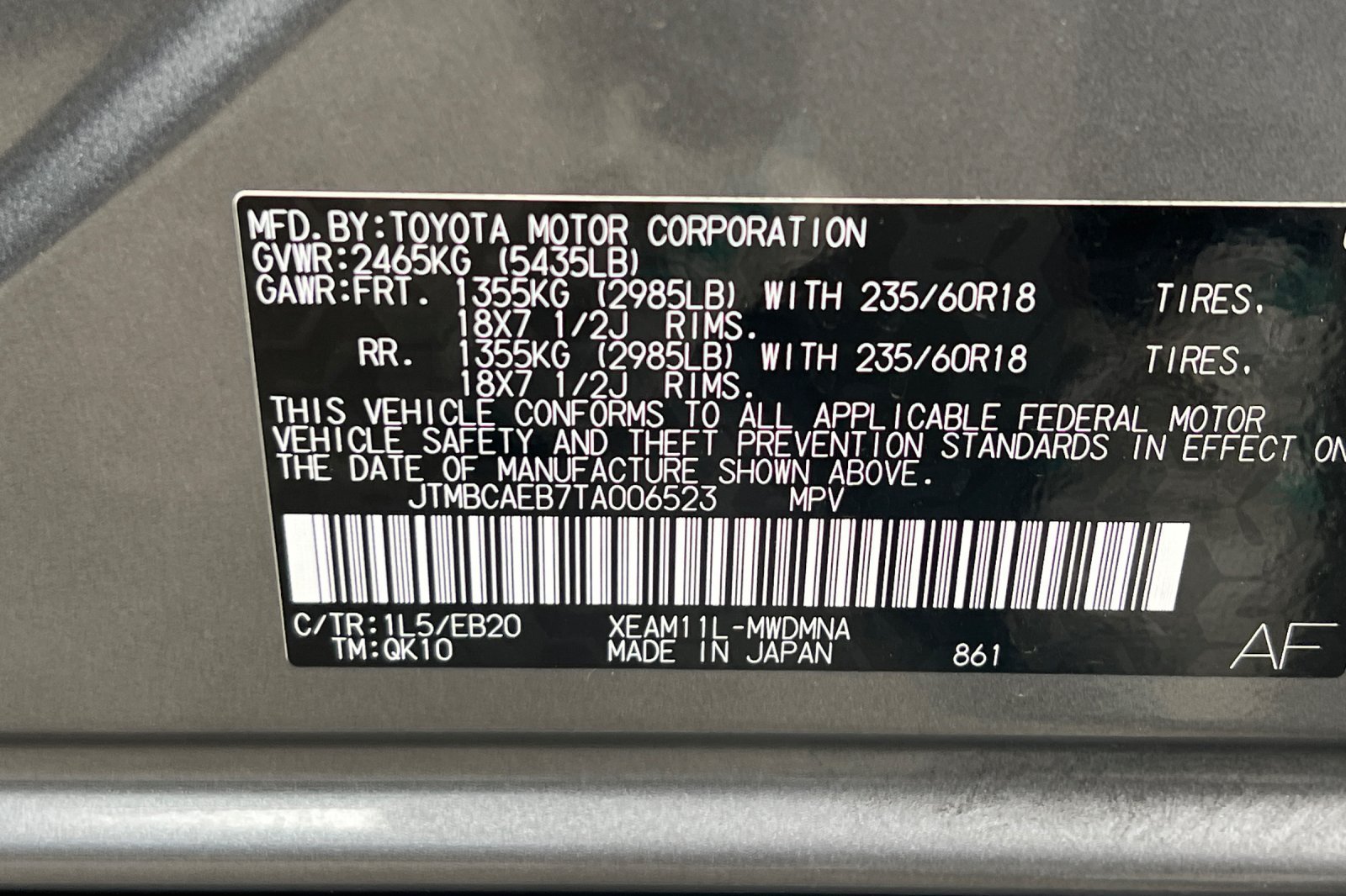Certified Used 2026 Heavy Metal Toyota XLE Plus image 28