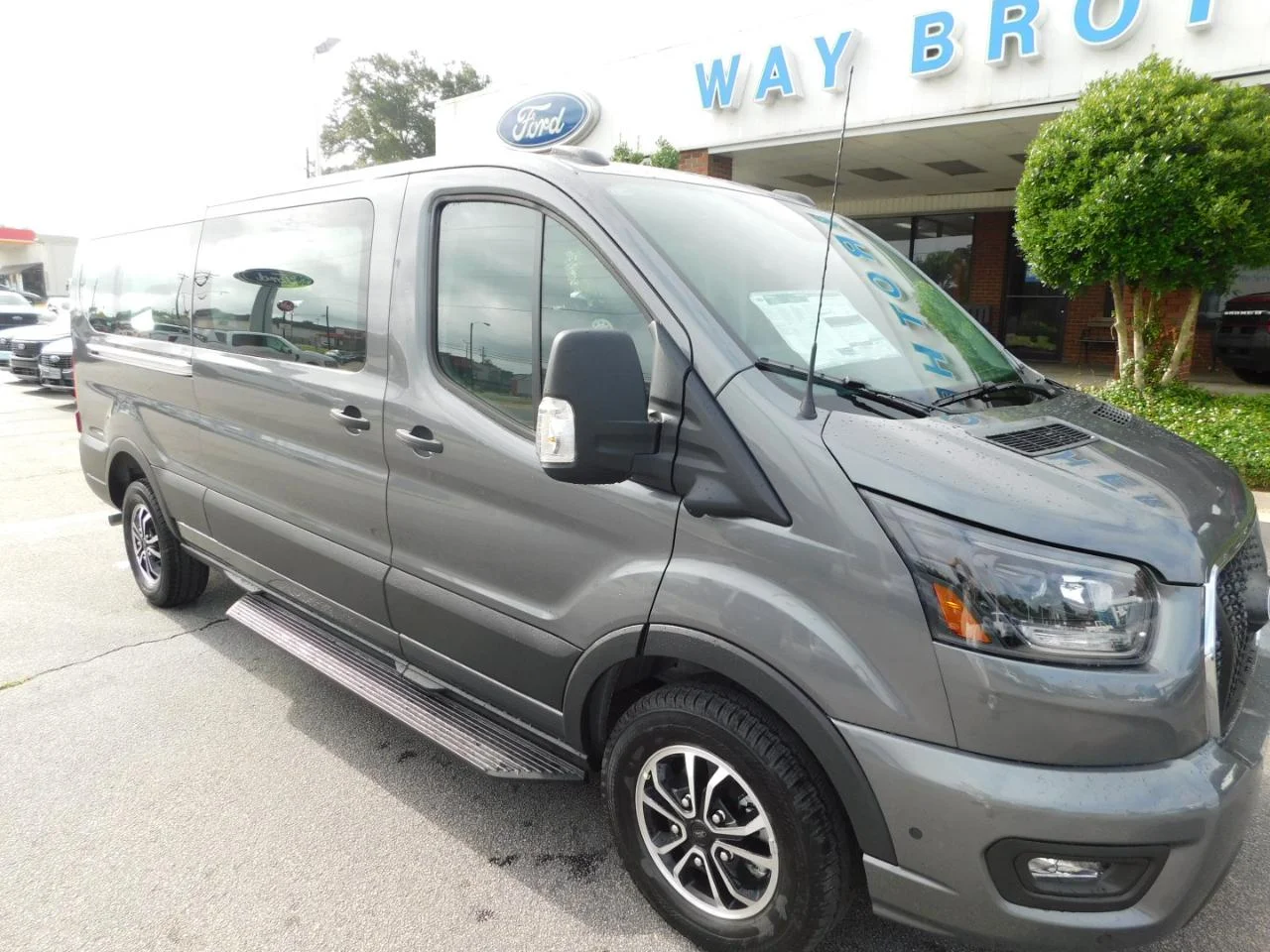 New 2026 Carbonized Gray Metallic Ford Passenger Van XLT image 2
