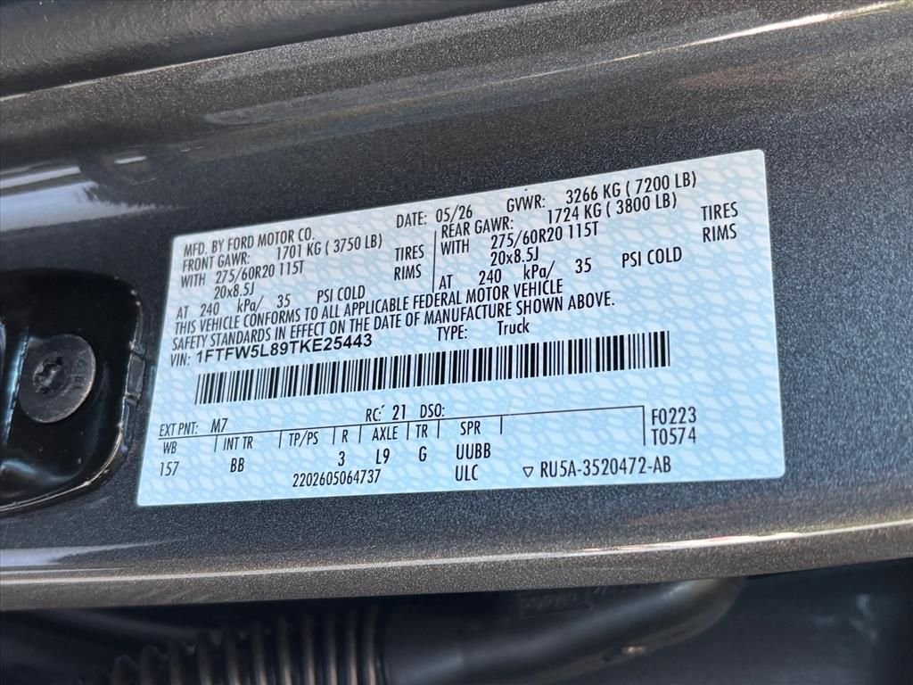 New 2026 Carbonized Gray Metallic Ford Lariat® image 30