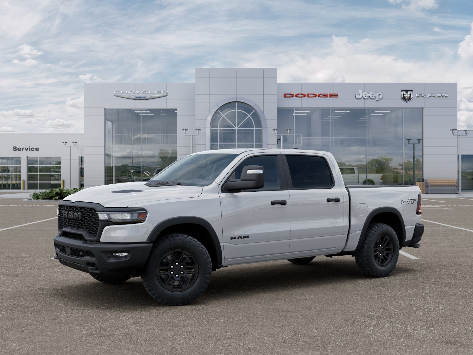New 2026 Bright White Clear-Coat Exterior Paint RAM Rebel image 28