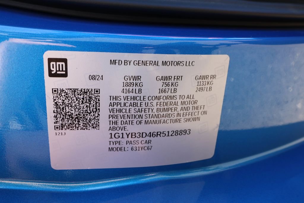 Used 2024 Blue Chevrolet Stingray image 39