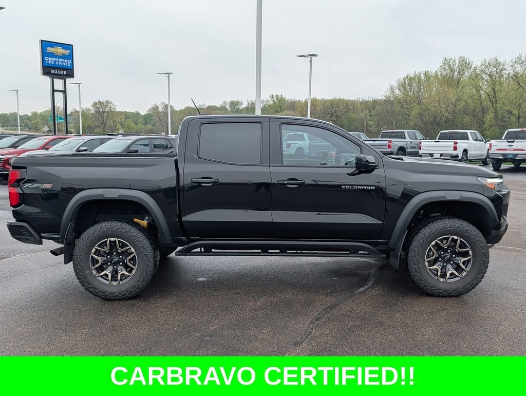 Certified 2023 Chevrolet Colorado ZR2 with VIN 1GCPTFEK4P1266404 for sale in Inver Grove Heights, Minnesota