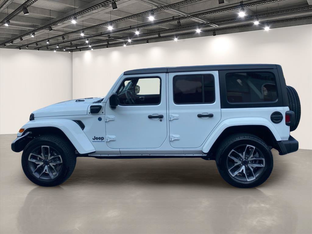 Used 2024 Bright White Clearcoat Jeep Sport S image 4