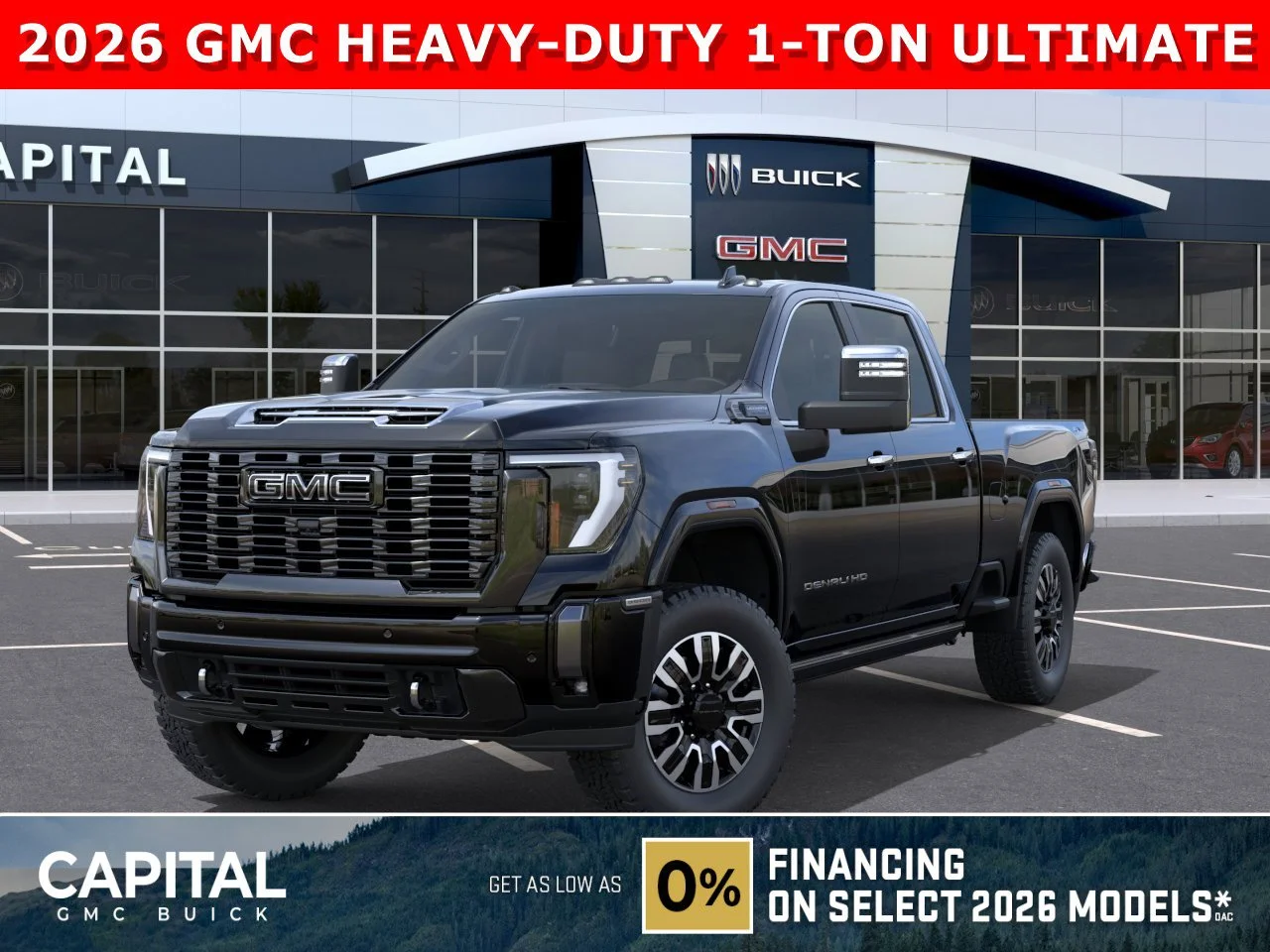 New 2026 ONYX BLACK GMC Denali Ultimate image 1