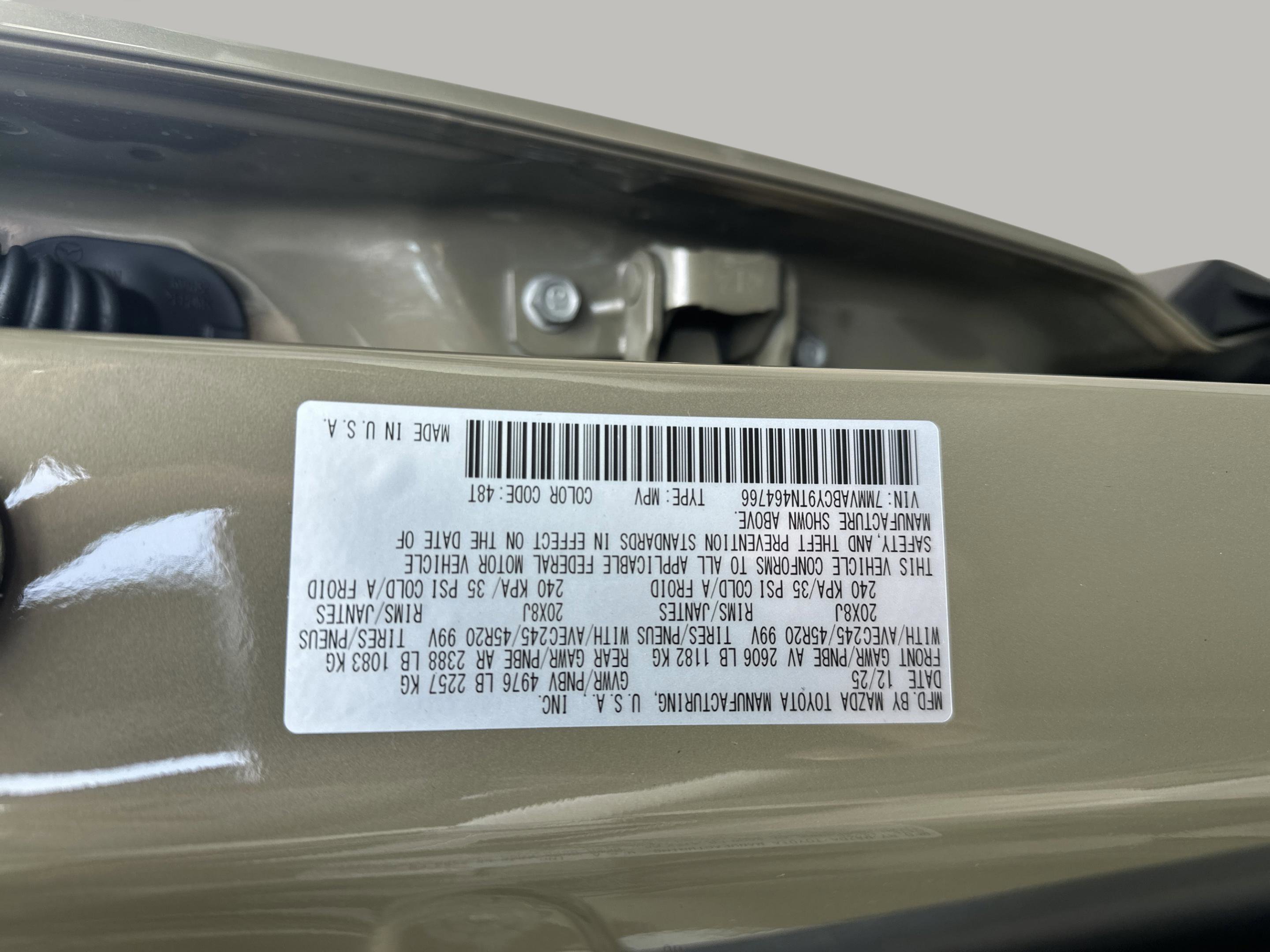 New 2026 Zircon Sand Metallic Mazda 2.5 Turbo AWD image 26