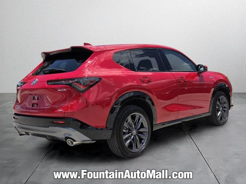 Used 2025 RED Acura AWD w/A-Spec Package image 4
