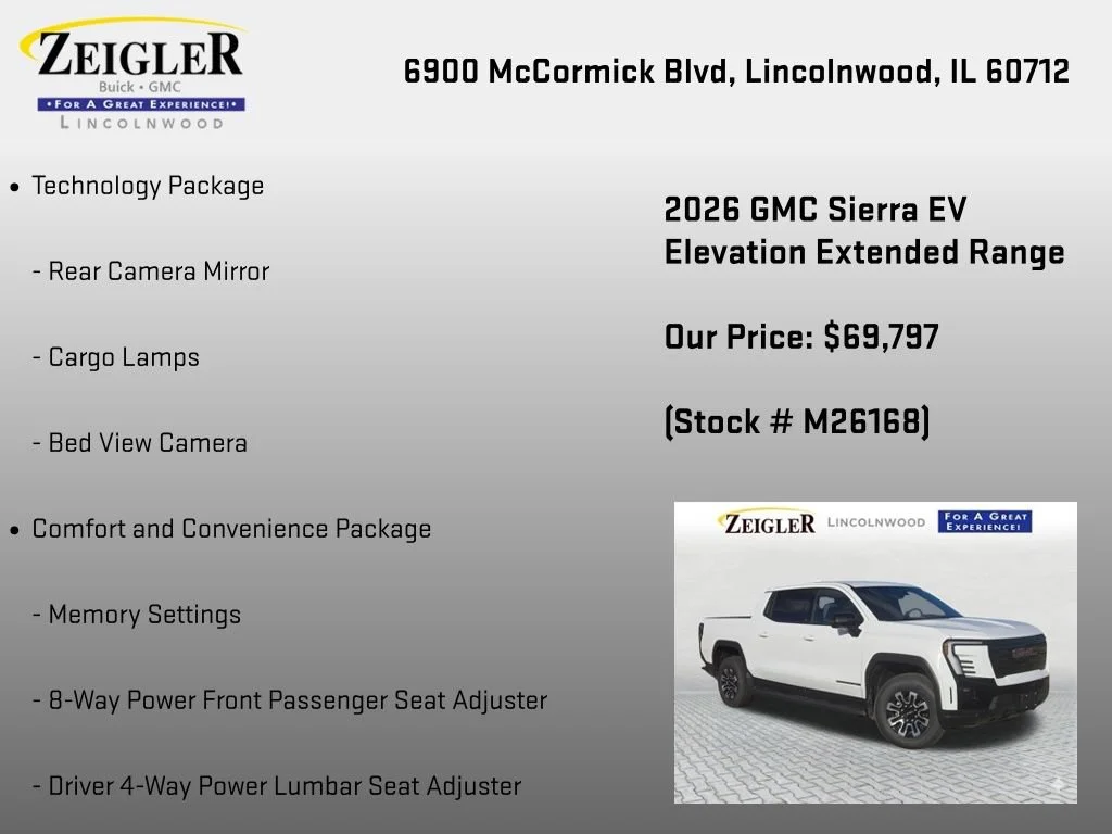 New 2026 Summit White GMC Elevation Extended Range image 12