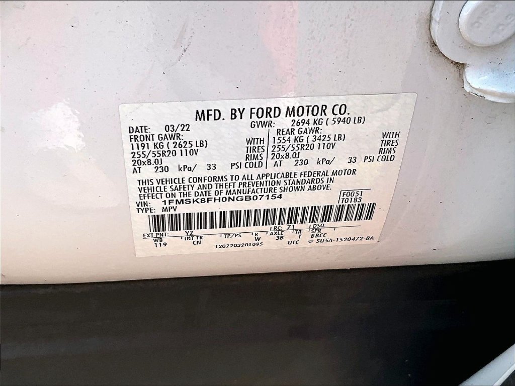 Used 2022 White Ford Limited image 28