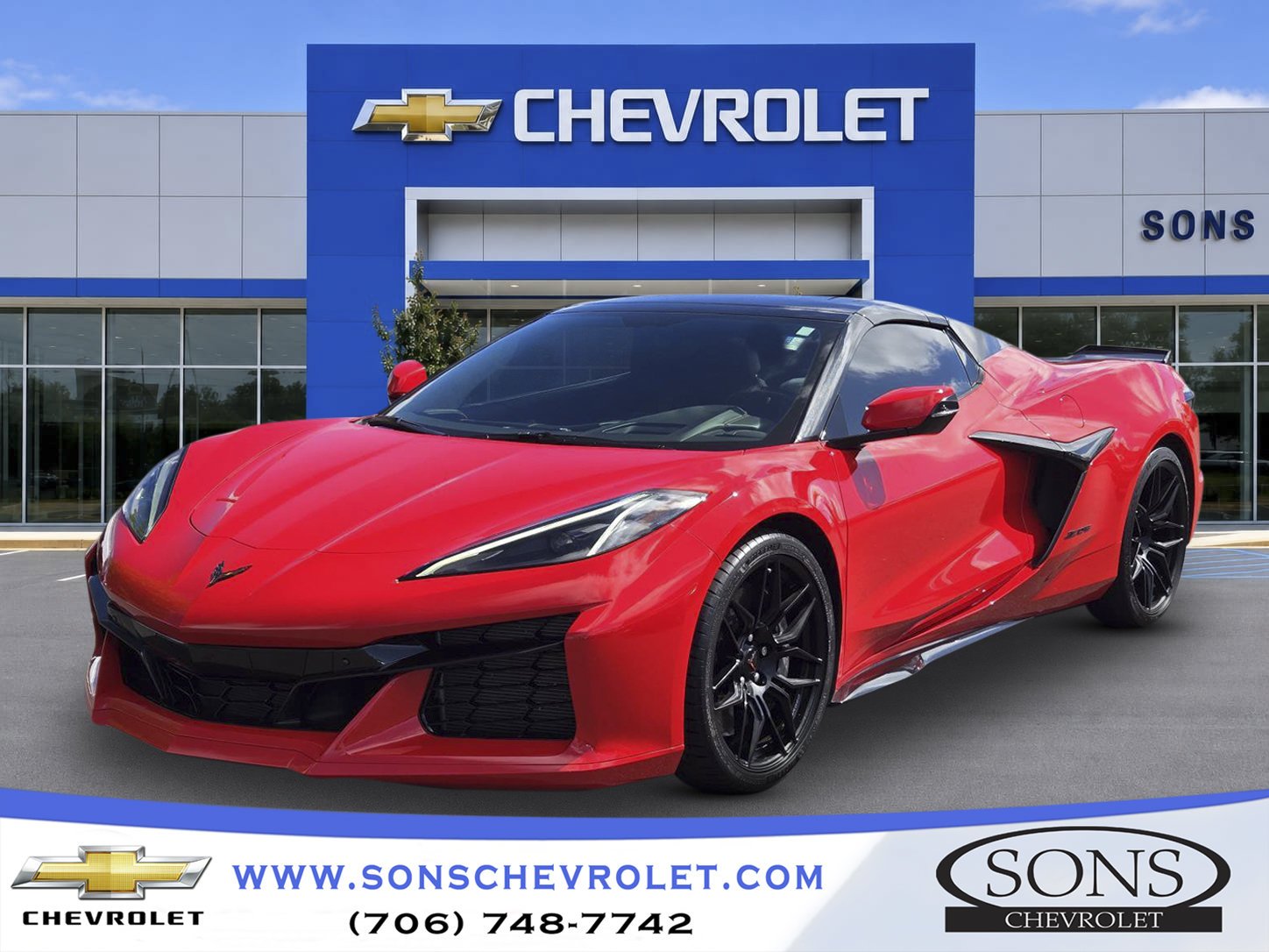 Used 2023 TORCH RED Chevrolet 3LZ image 1